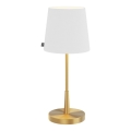 ByRydens - Tafellamp LUMI 1xE27/8W/230V wit/goud 48,5 cm