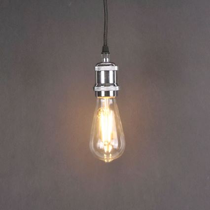 Câble d'alimentation 1xE27/20W/230V chrome brillant