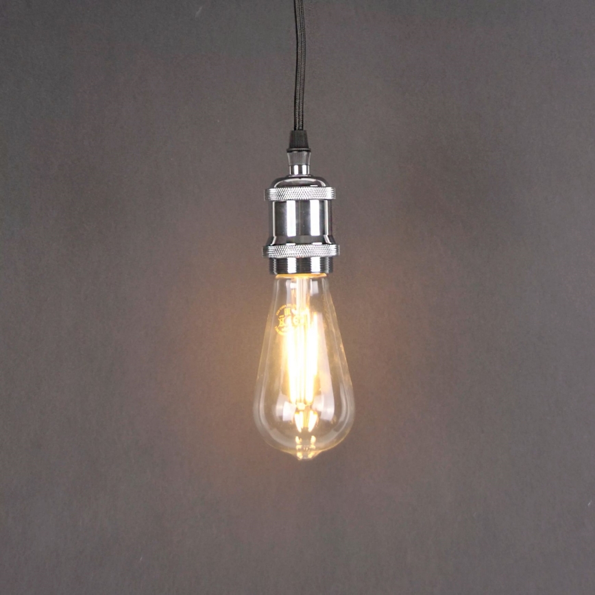 Câble d'alimentation 1xE27/20W/230V chrome brillant