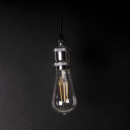 Câble d'alimentation 1xE27/20W/230V chrome brillant