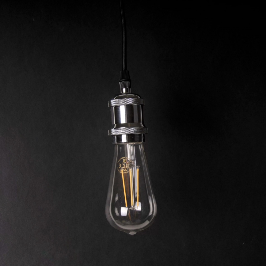 Câble d'alimentation 1xE27/20W/230V chrome brillant