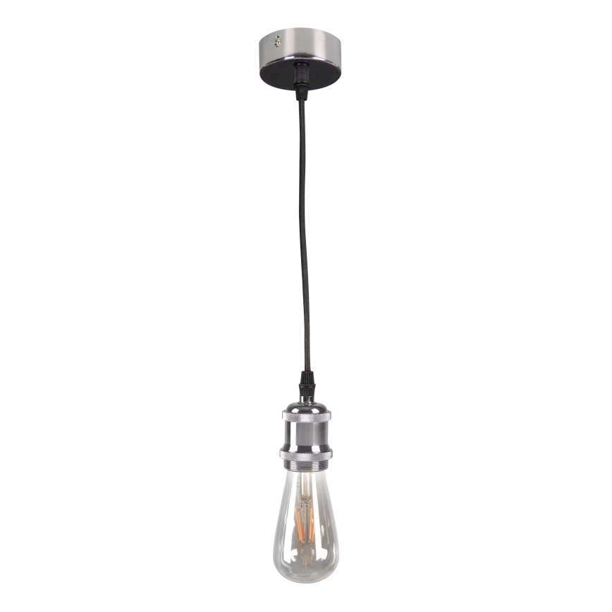 Câble d'alimentation 1xE27/20W/230V chrome brillant