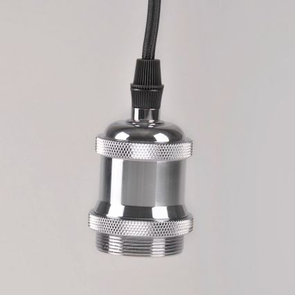 Câble d'alimentation 1xE27/20W/230V chrome brillant