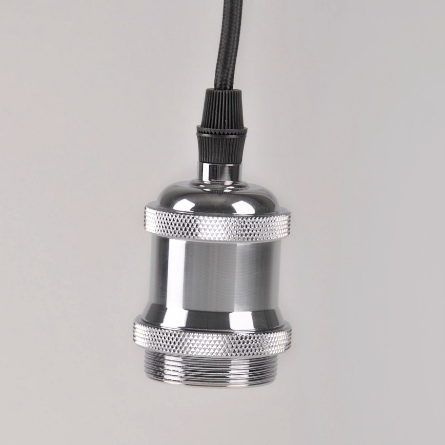 Câble d'alimentation 1xE27/20W/230V chrome brillant