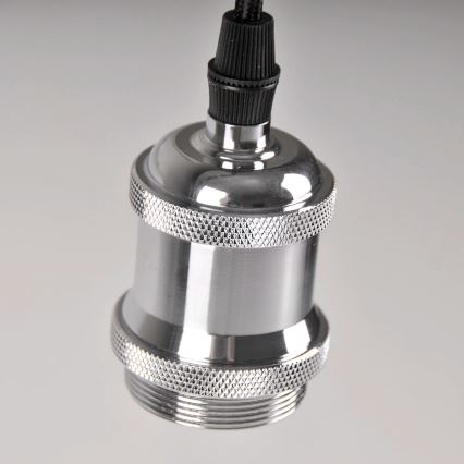 Câble d'alimentation 1xE27/20W/230V chrome brillant