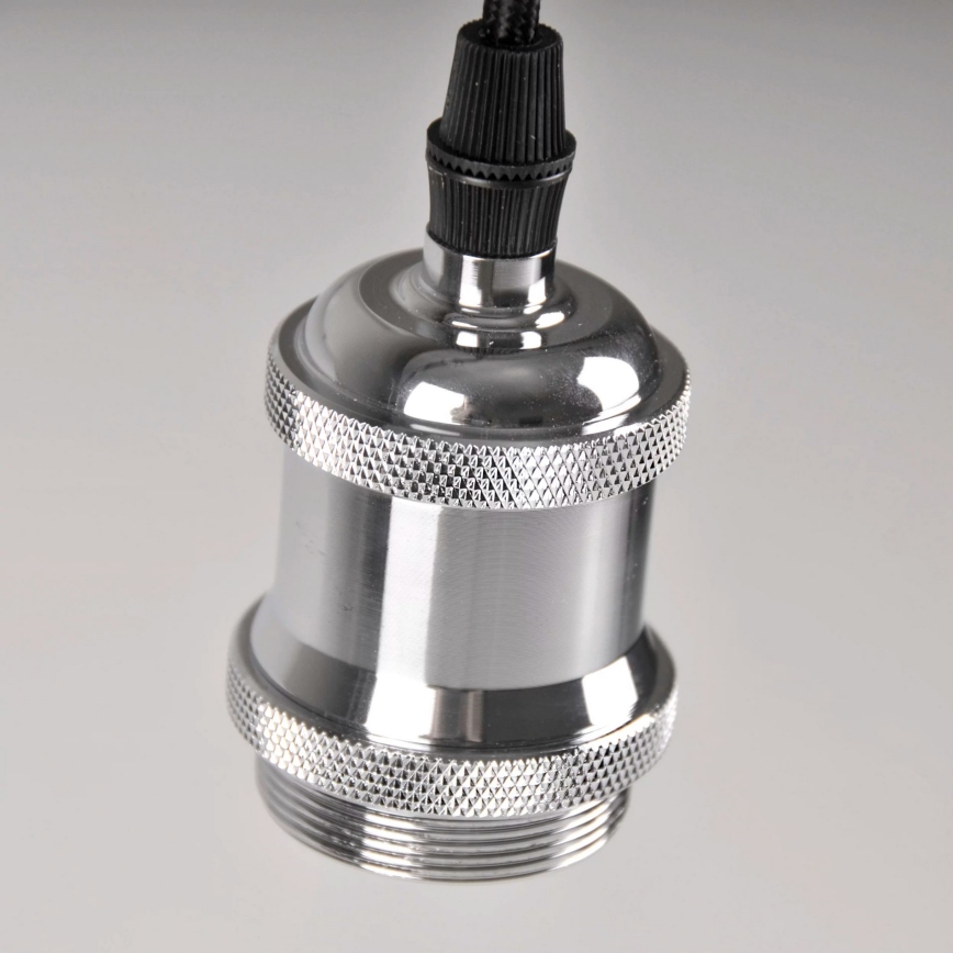 Câble d'alimentation 1xE27/20W/230V chrome brillant