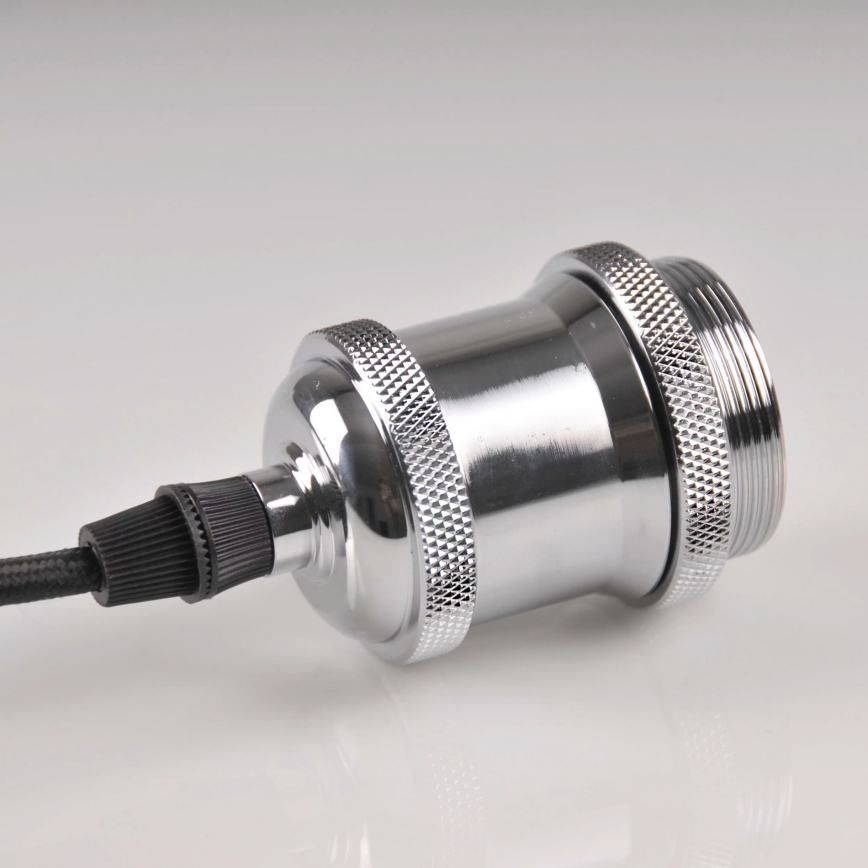 Câble d'alimentation 1xE27/20W/230V chrome brillant