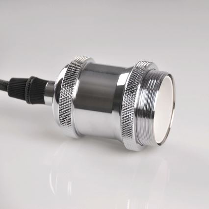 Câble d'alimentation 1xE27/20W/230V chrome brillant