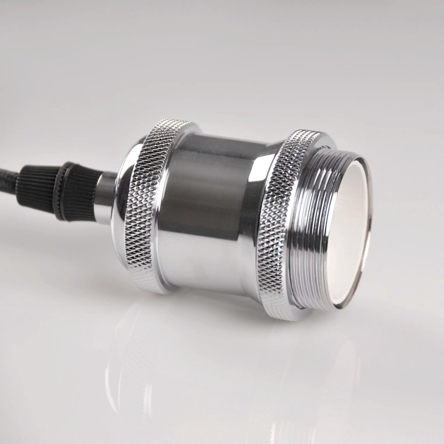 Câble d'alimentation 1xE27/20W/230V chrome brillant