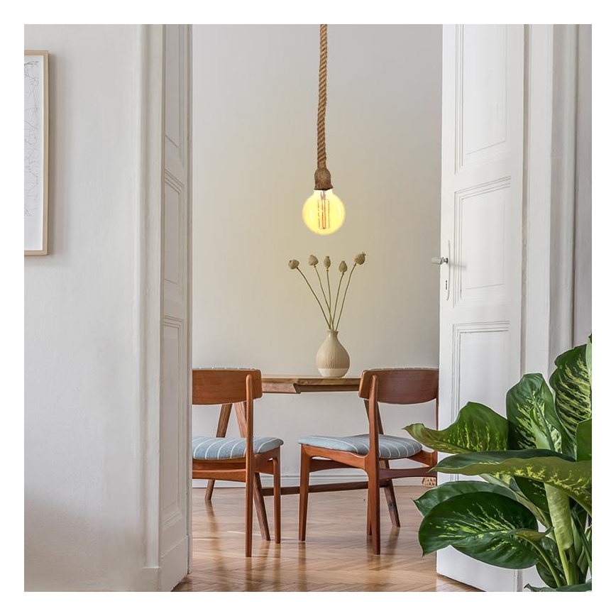 Câble d'alimentation 1xE27/60W/230V 1 m