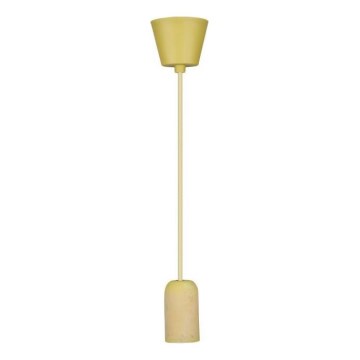 Câble d'alimentation 1xE27/60W/230V béton/jaune