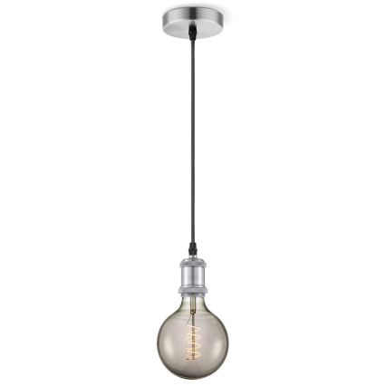 Câble d'alimentation VINTAGE 1xE27/60W/230V chrome mat
