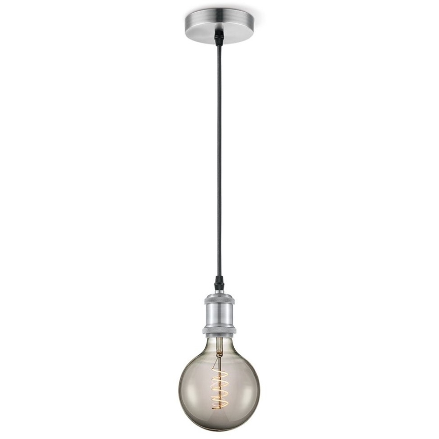 Câble d'alimentation VINTAGE 1xE27/60W/230V chrome mat