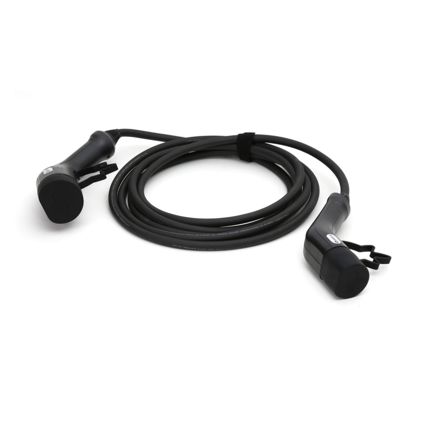 Câble de charge pour voitures électriques 2 5m 11kW 16A IP54 noir