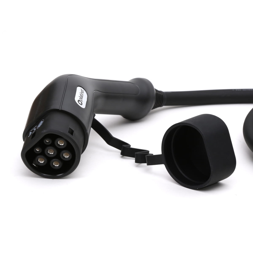 Câble de charge pour voitures électriques 2 5m 11kW 16A IP54 noir