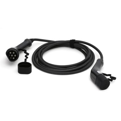 Câble de charge pour voitures électriques 2 5m 11kW 16A IP54 noir