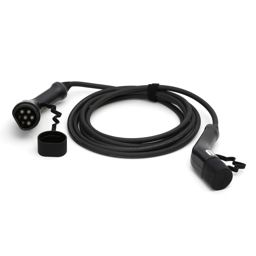 Câble de charge pour voitures électriques 2 5m 11kW 16A IP54 noir