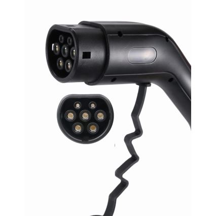 Station de charge de voyage pour voiture électrique EV/PHEV AC Type 2 16A/400V 11kW IP55 7m + Adaptateur 230V 3,7kW + étui