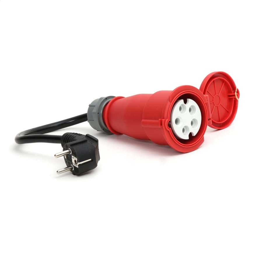 Station de charge de voyage pour voiture électrique EV/PHEV AC Type 2 16A/400V 11kW IP55 7m + Adaptateur 230V 3,7kW + étui