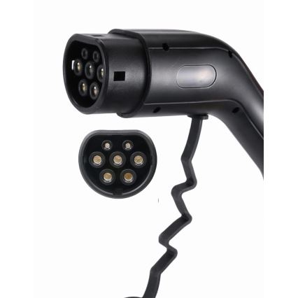 Station de charge de voyage pour voiture électrique EV/PHEV AC Type 2 16A/400V 22kW IP55 7m + Adaptateur 230V 3,7kW + étui