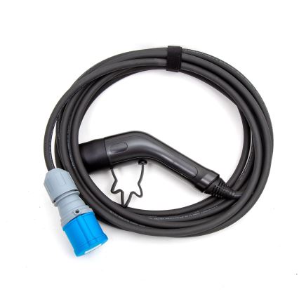 Câble de recharge pour camping-cars électriques type 2, 7 m, 3,6 kW, 16 A