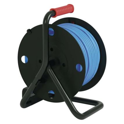 Câble d'extension sur enrouleur avec 4 prises 50m silicone IP44