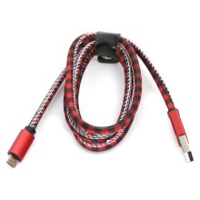 Câble USB USB A / port Micro USB 1m rouge