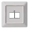Cache prise 2xRJ45