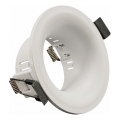 Cadre de finition pour spot encastré GU10 Ø 8,6 cm, blanc