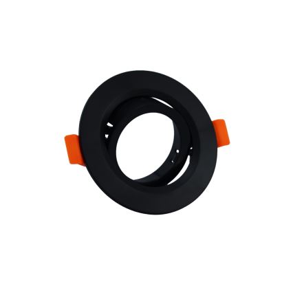 Cadre de finition pour spot encastré GU10, Ø 9 cm, noir