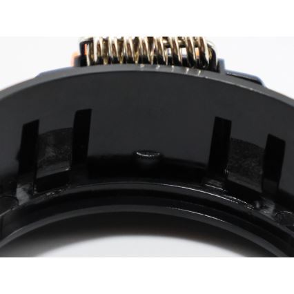 Cadre de finition pour spot encastré GU10, Ø 9 cm, noir