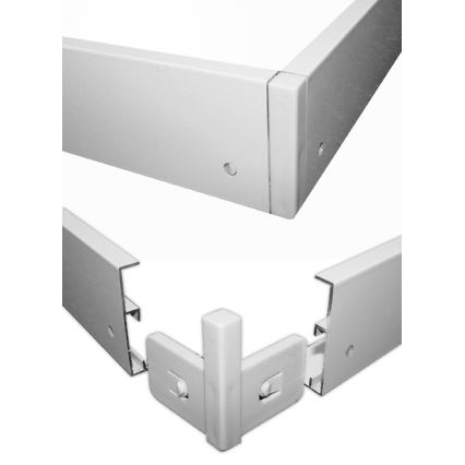 Cadre métallique pour l'installation de panneaux LED CHRIS 1200x300 mm