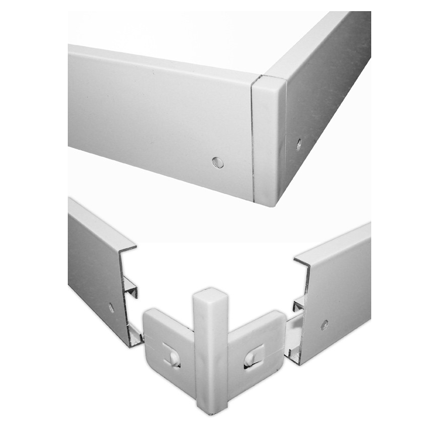 Cadre métallique pour l'installation de panneaux LED CHRIS 1200x300 mm