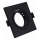 Cadre pour spot encastré GU10 9×9 cm, noir