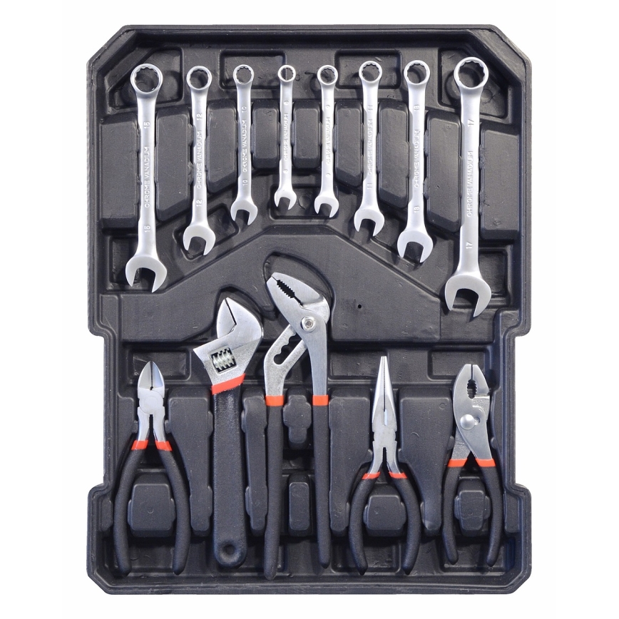 Caisse en aluminium avec outils 186 pièces
