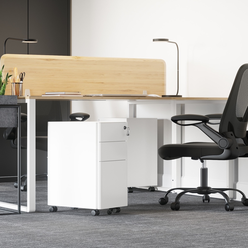 Caisson de bureau SECURIO blanc