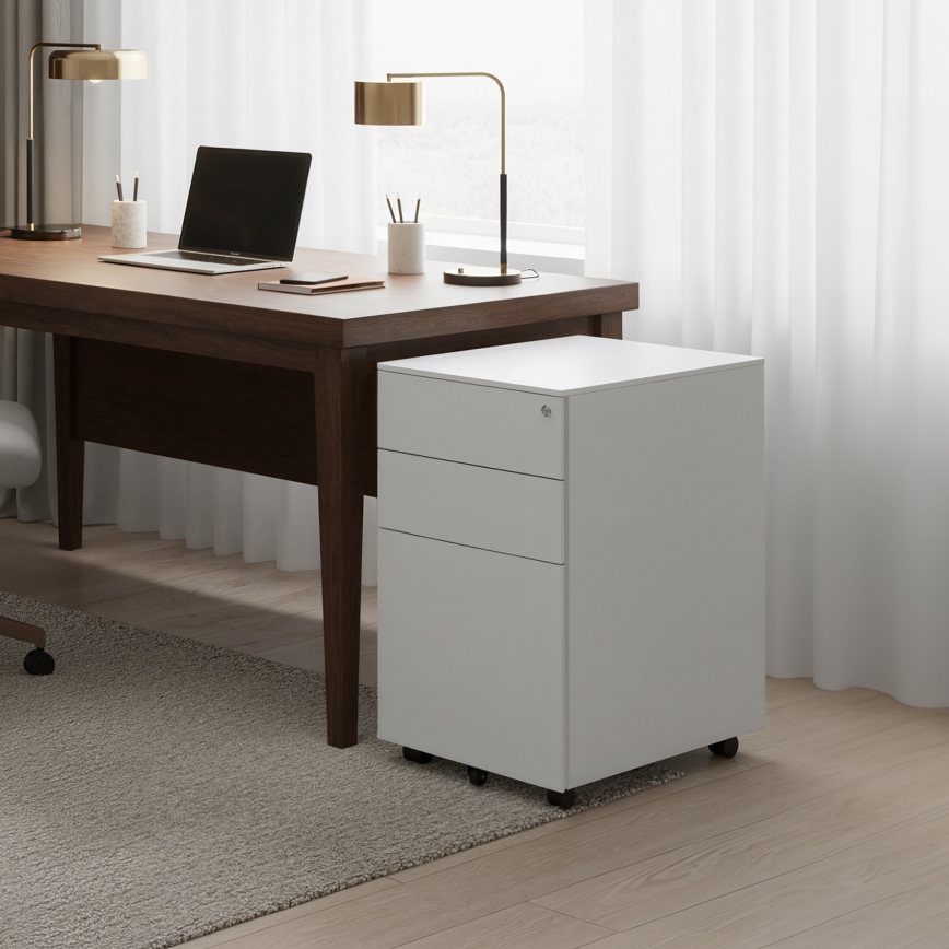 Caisson de bureau SECURIO blanc
