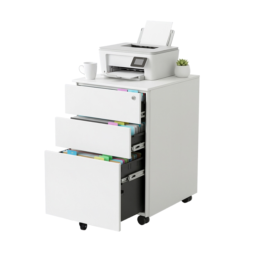 Caisson de bureau SECURIO blanc