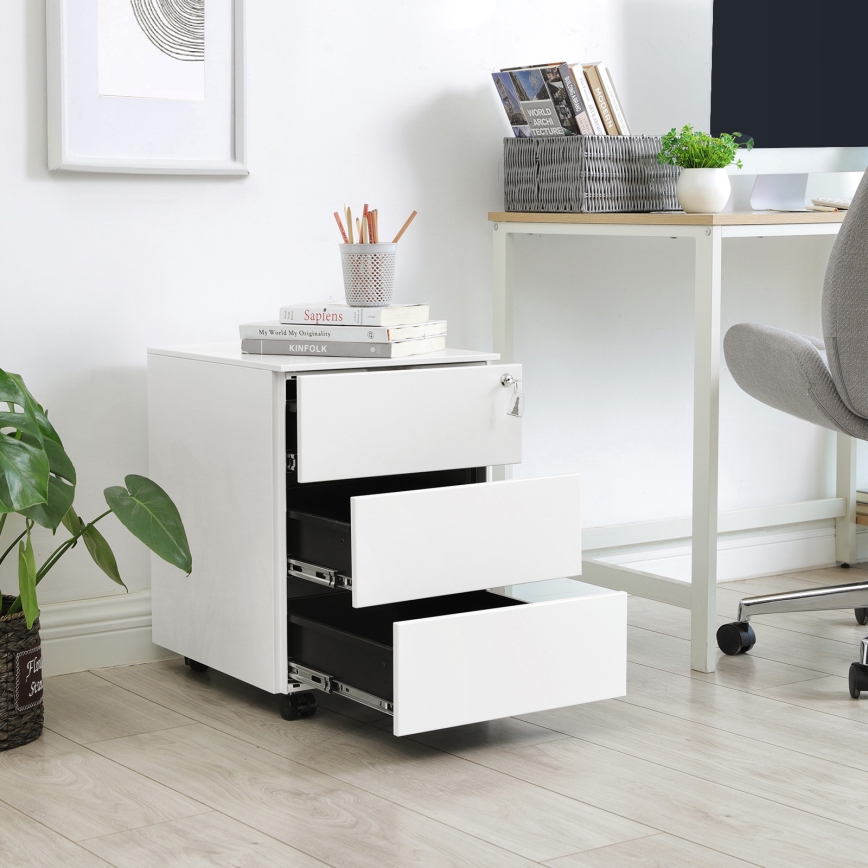 Caisson de bureau SECURIO blanc