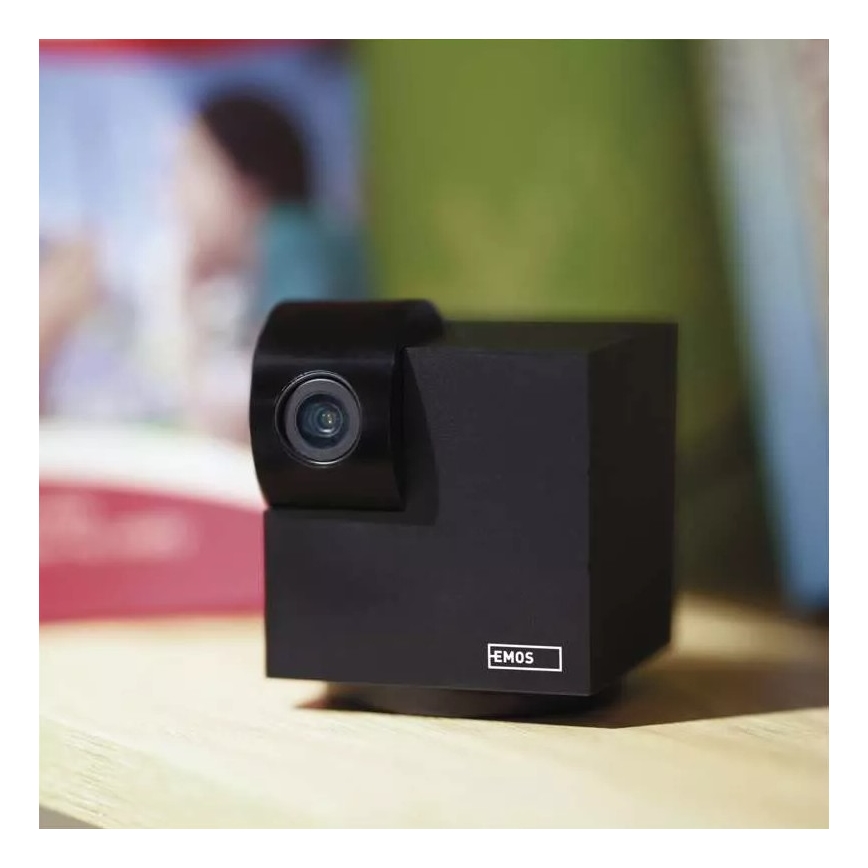 Caméra connectée intérieure orientable avec détecteur de mouvement GoSmart 5V Wi-Fi Tuya