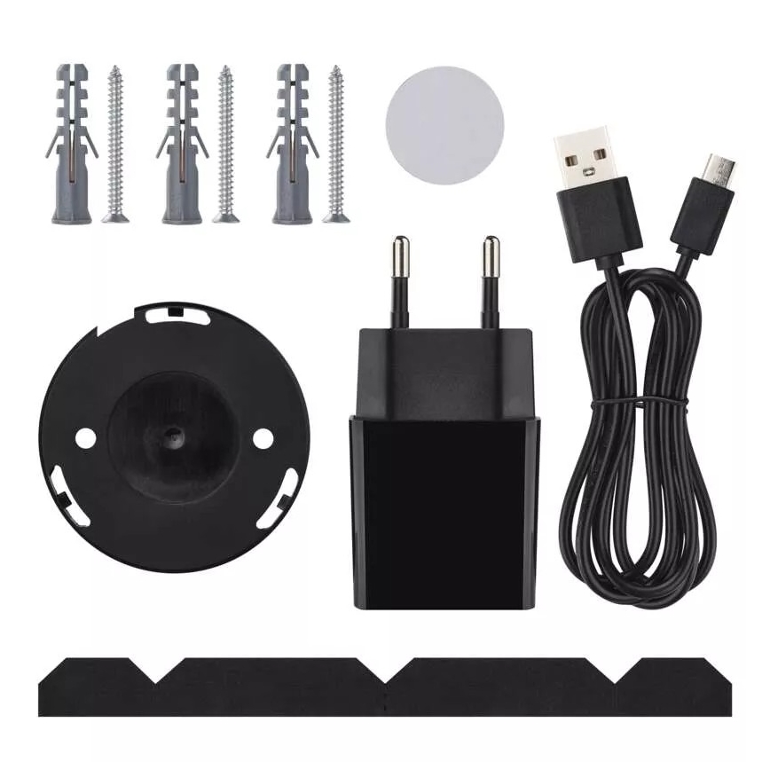 Caméra connectée intérieure orientable avec détecteur de mouvement GoSmart 5V Wi-Fi Tuya