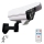 Caméra de sécurité factice avec détecteur KAMERA LED/1W/3,7V 1200 mAh IP44 + Télécommande
