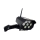 Caméra de sécurité factice solaire avec détecteur LED/3,7V 1200 mAh IP44 noir + Télécommande