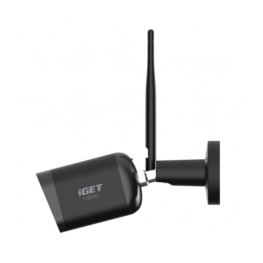 Caméra extérieure connectée avec détecteur Full HD 1080p 12V IP65 Wi-Fi Tuya noir