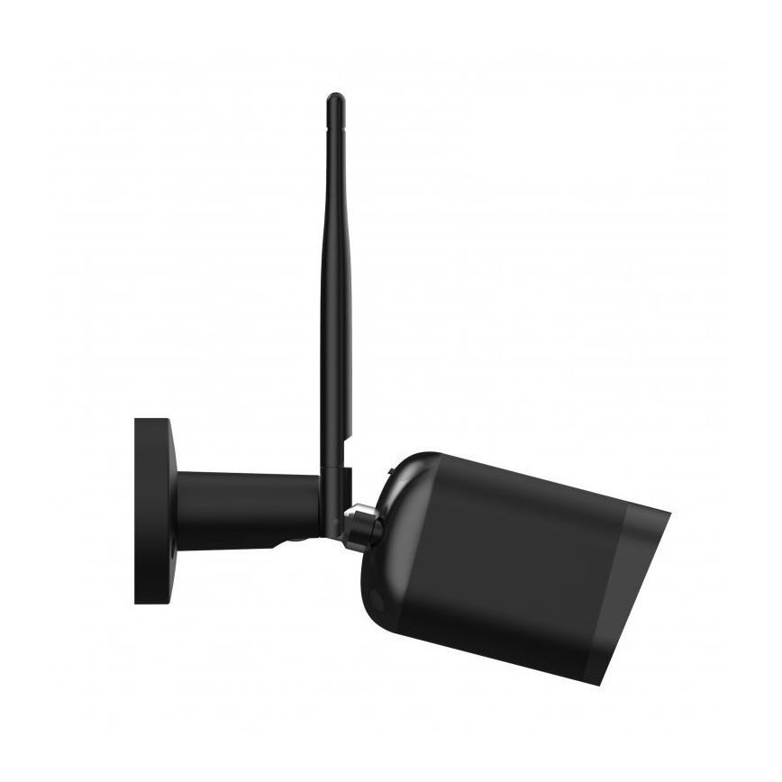 Caméra extérieure connectée avec détecteur Full HD 1080p 12V IP65 Wi-Fi Tuya noir