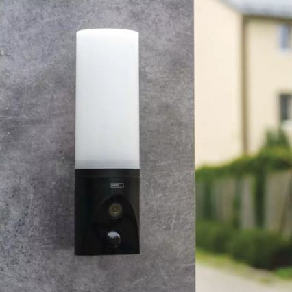 Caméra extérieure connectée avec lumière GoSmart LED/12W/230V 3200K IP65 Wi-Fi Tuya noir