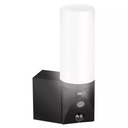 Caméra extérieure connectée avec lumière GoSmart LED/12W/230V 3200K IP65 Wi-Fi Tuya noir