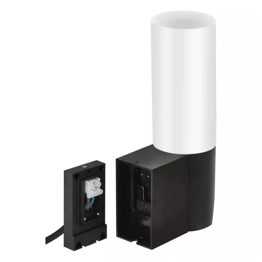 Caméra extérieure connectée avec lumière GoSmart LED/12W/230V 3200K IP65 Wi-Fi Tuya noir