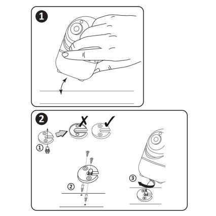 Caméra intelligente COSMO LED/230V/Wi-Fi Tuya