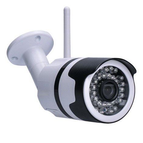 Caméra LED IP d'extérieur 36xLED/12V/1A IP66, adaptateur